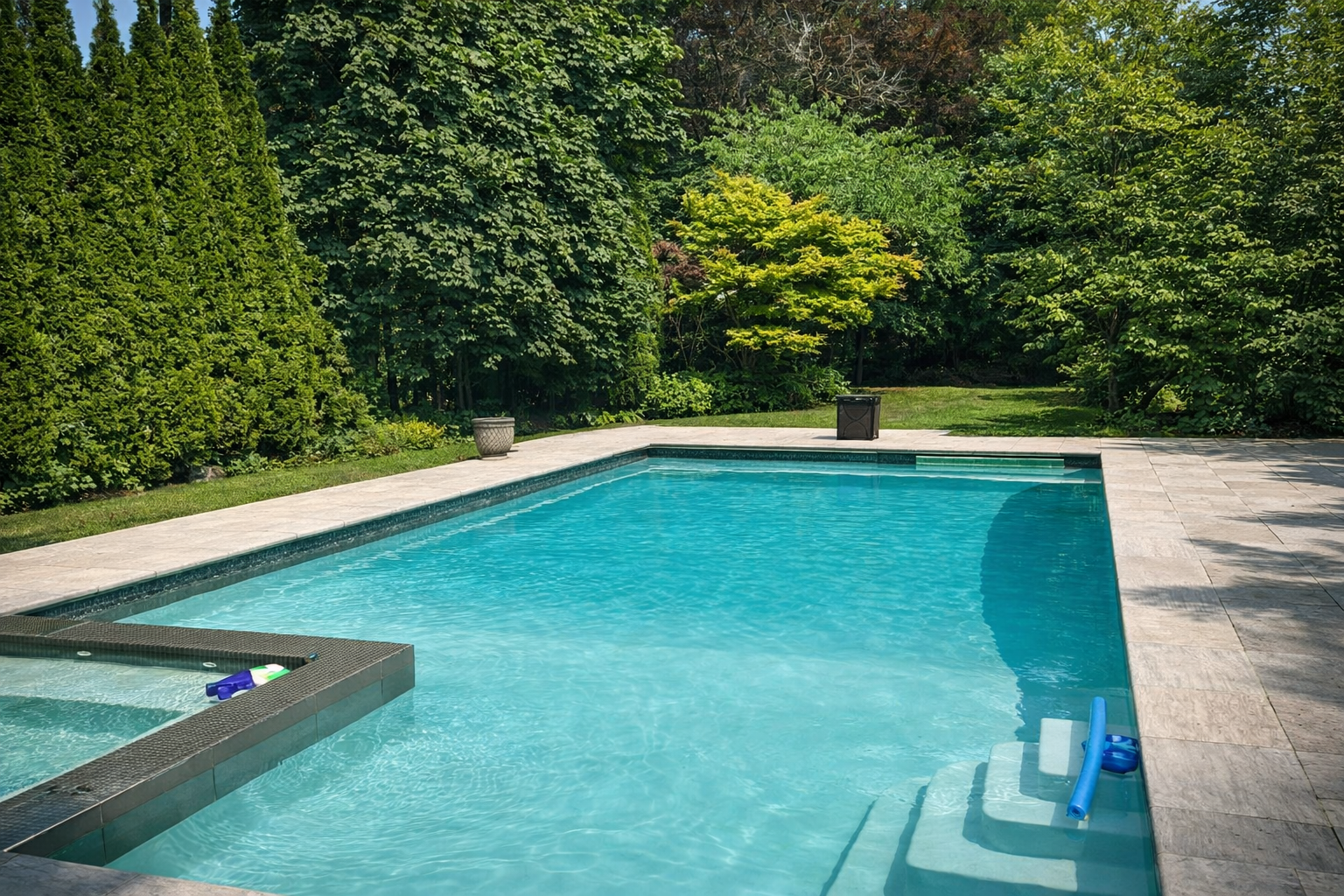 Luxury residential pool and spa